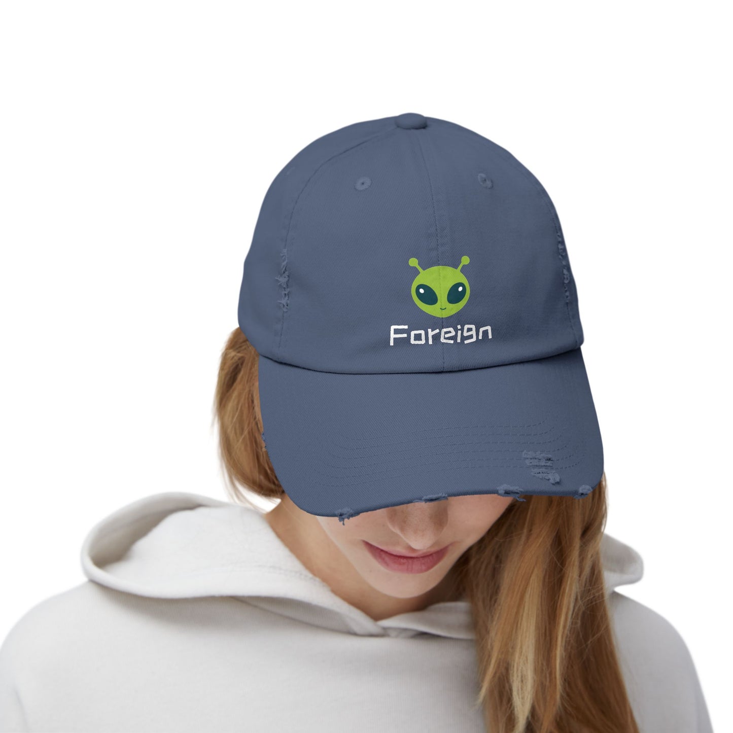 FOREIGN | Alien Minimalist Embroidered Cap