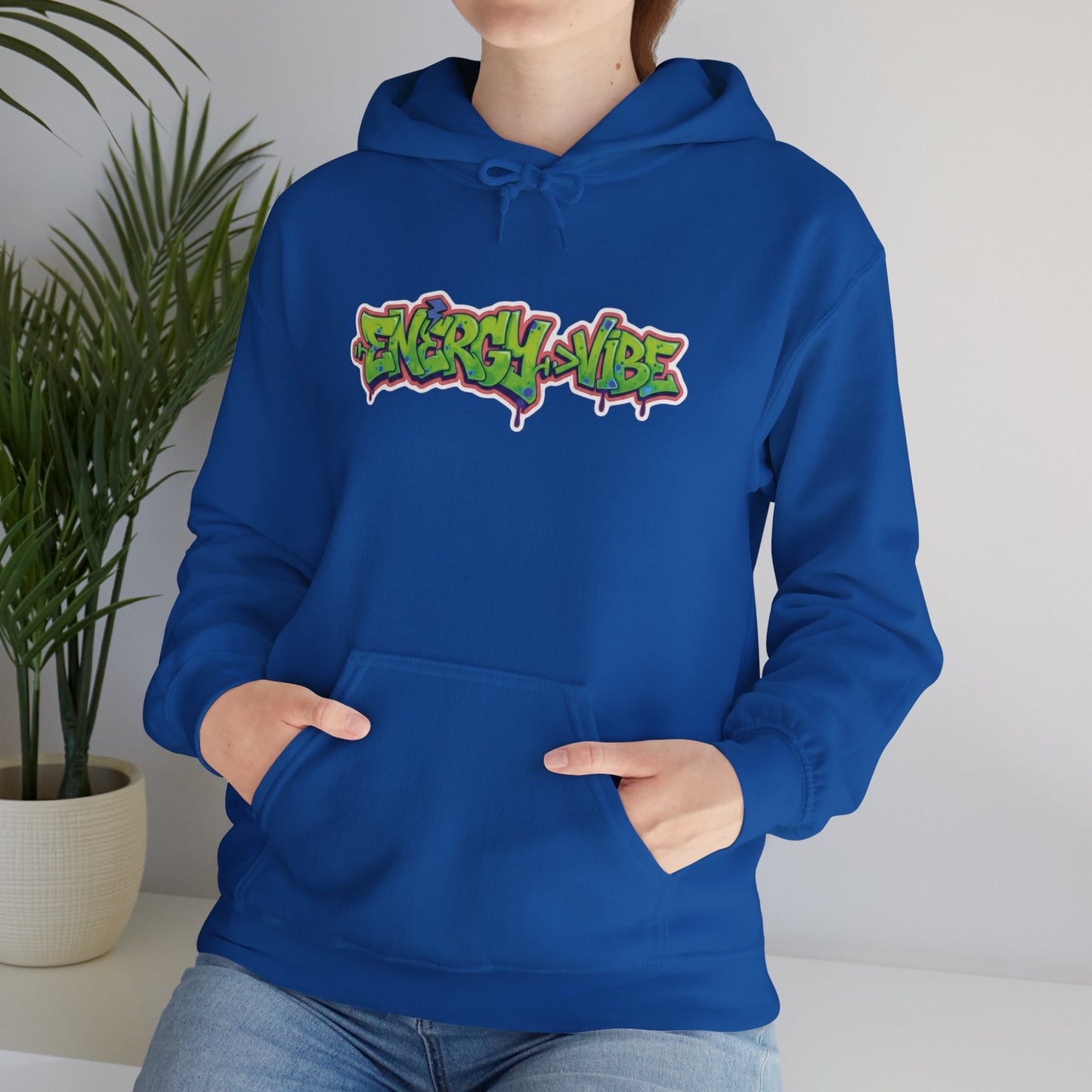 Energy > Vibe Hoodie — Graffiti Streetwear Pullover