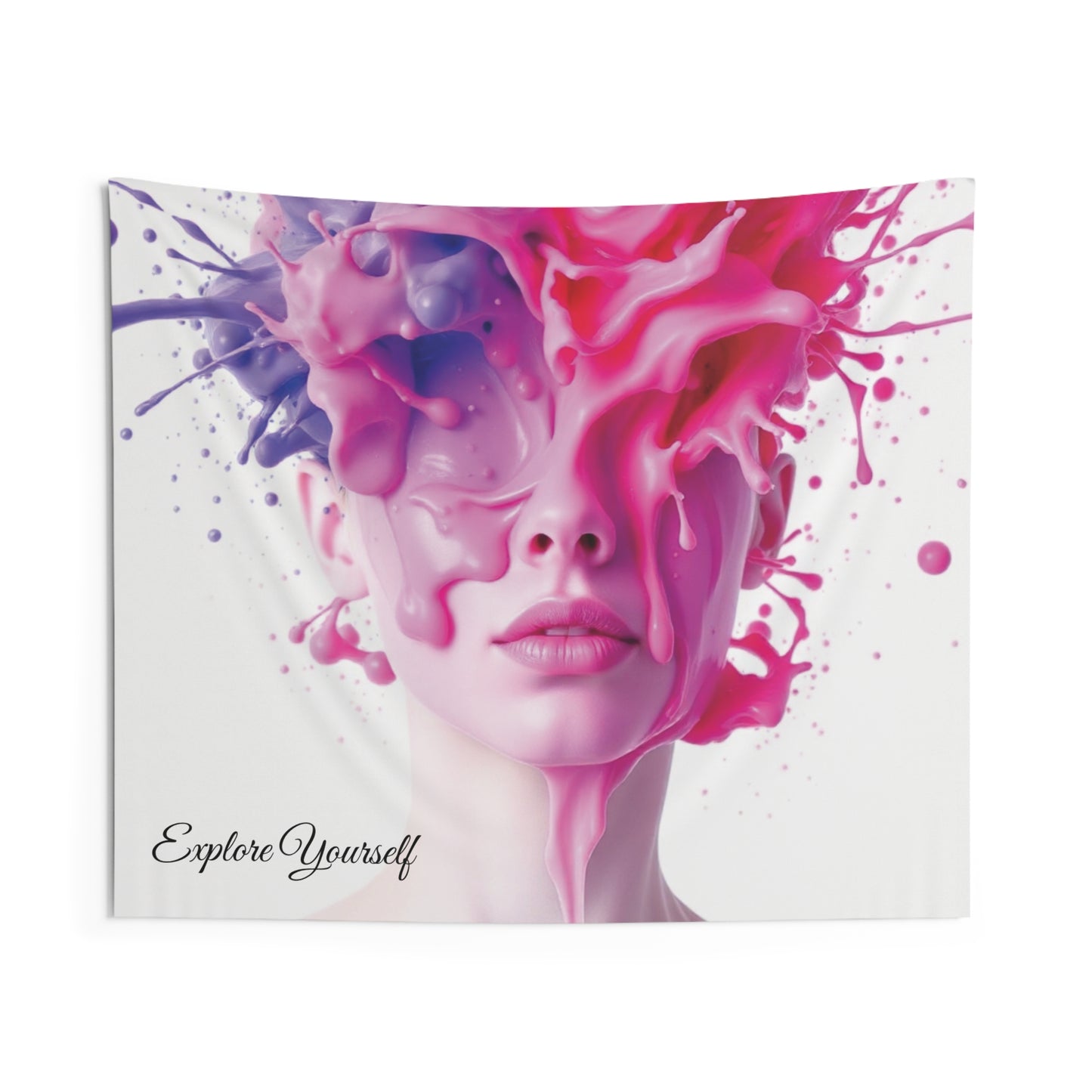 Explore Yourself Wall Tapestry | Artistic Boho Wall Art & Creative Home Decor