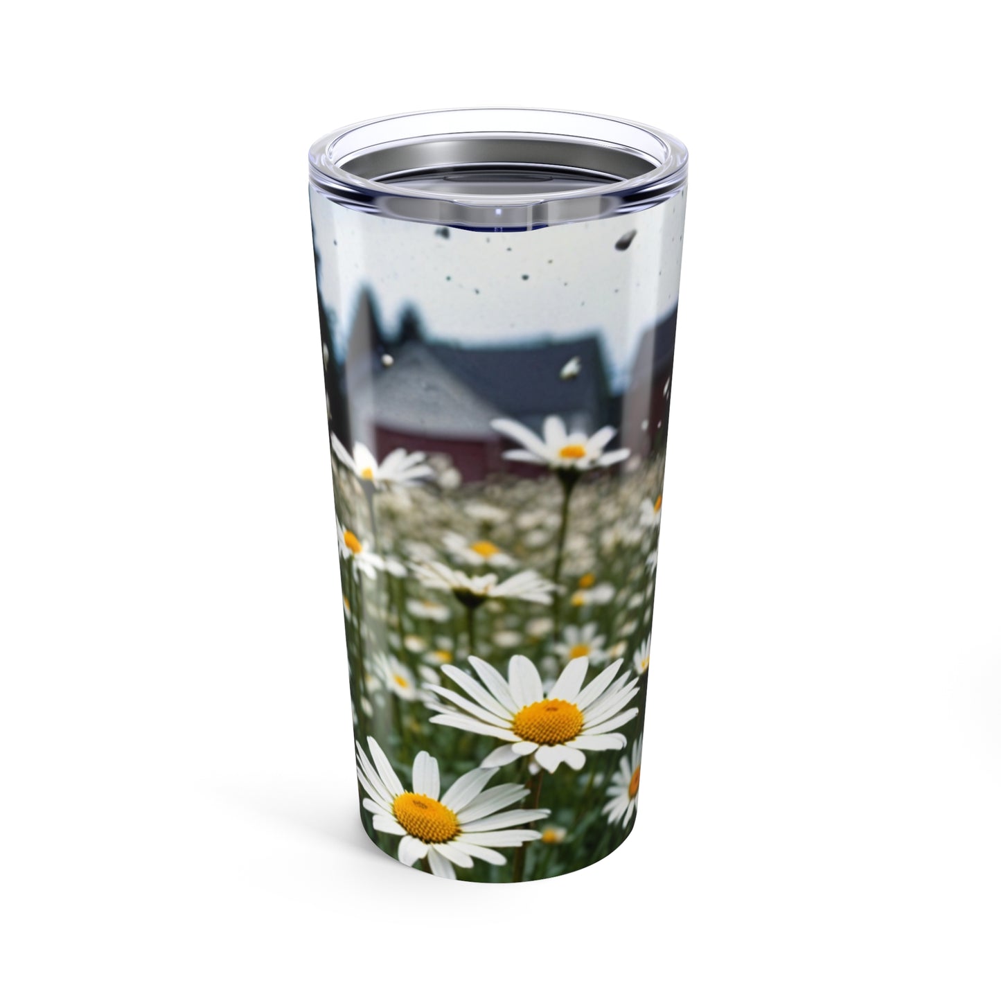 Sunflower Tumbler 20oz — Stainless Steel Insulated Travel Mug, Floral Boho Drinkware & Gift for Her