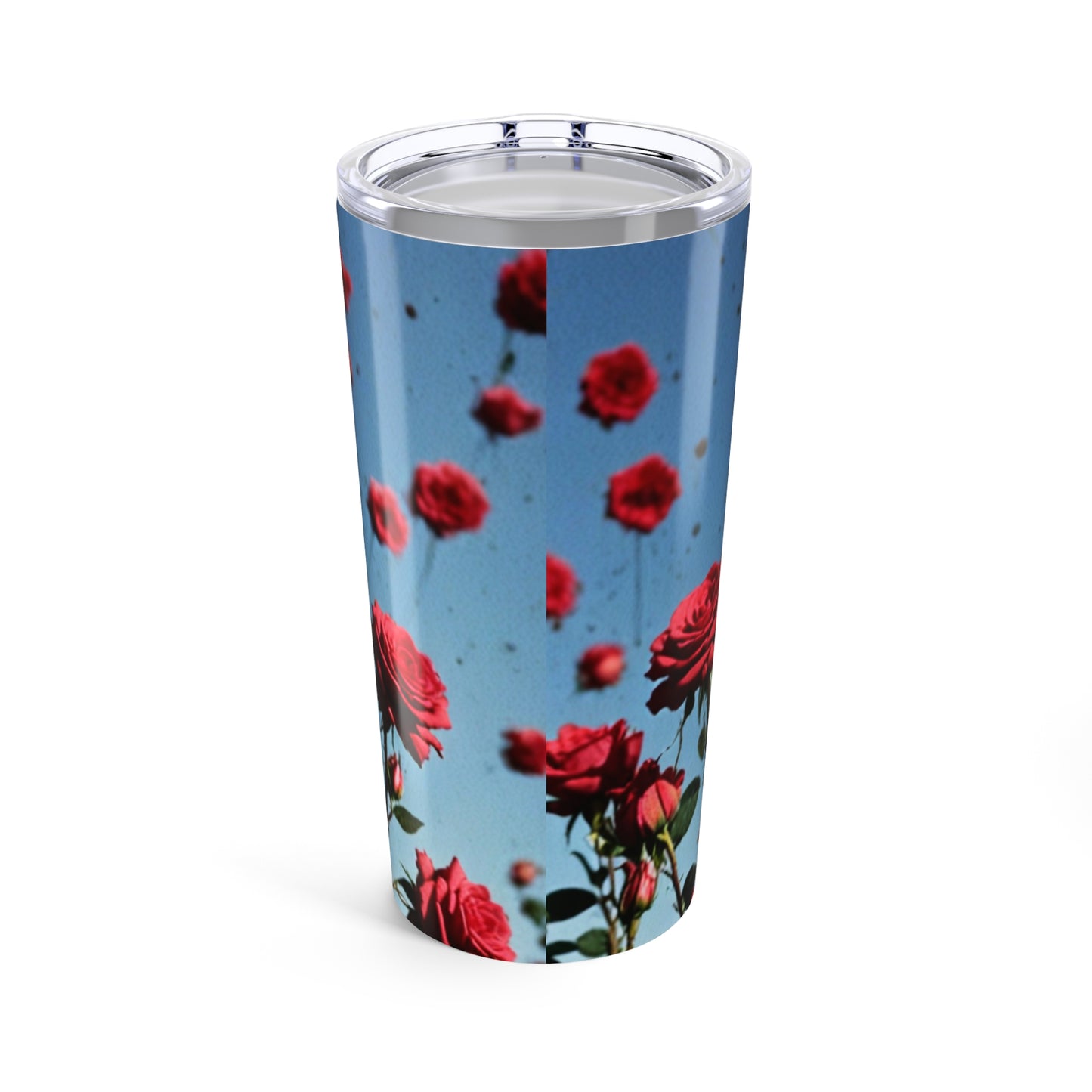 Rose Tumbler 20oz — Stainless Steel Insulated Travel Mug, Floral Boho Drinkware & Gift for Her