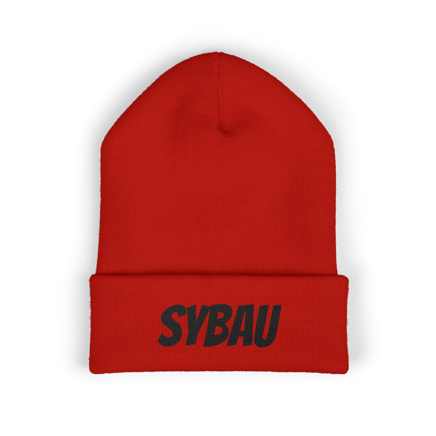 SYBAU" Essential Beanie |  | Zero Tolerance For The Disrespectful | High-Frequency Statement Knit