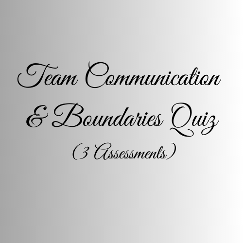 Team Communication & Boundaries Quiz Bundle – Workplace Conflict & Collaboration (3 Assessments) - Annual Access