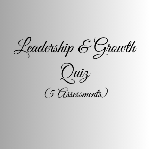 Leadership & Growth Quiz Bundle – Leadership Skills & Professional Growth (5 Assessments) - Per Seat Access