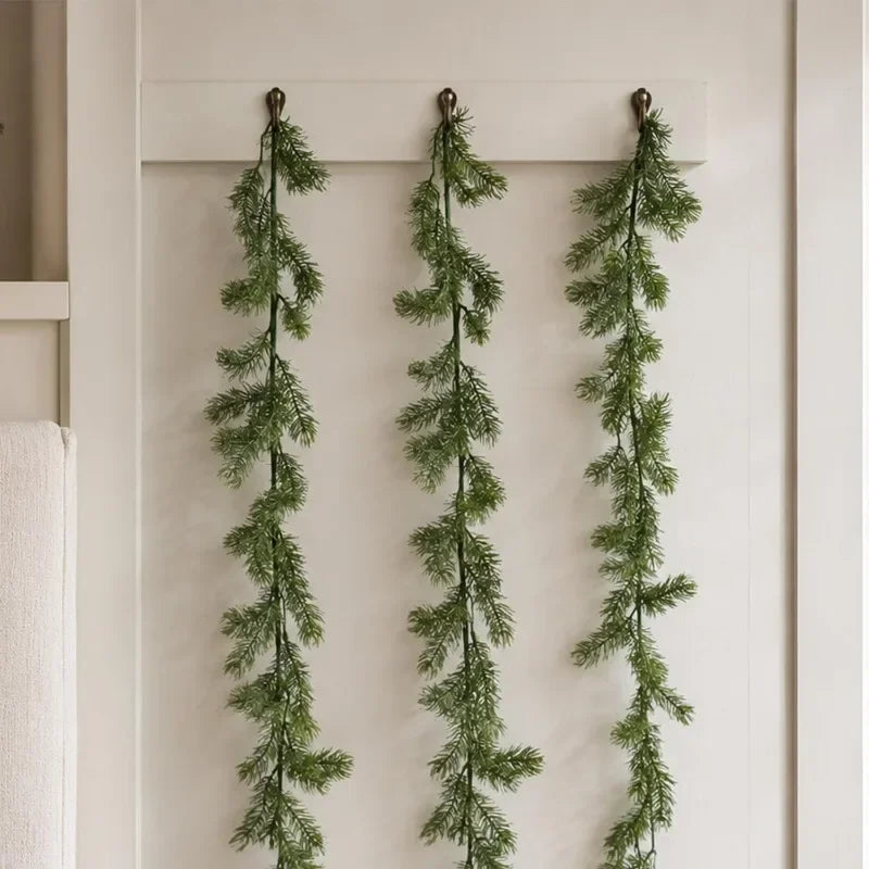 Artificial Pine Needle Garland | 1.8m Green Christmas Décor