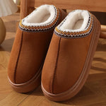 Plush Platform House Slippers