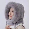 Knit Winter Hood Scarf Set
