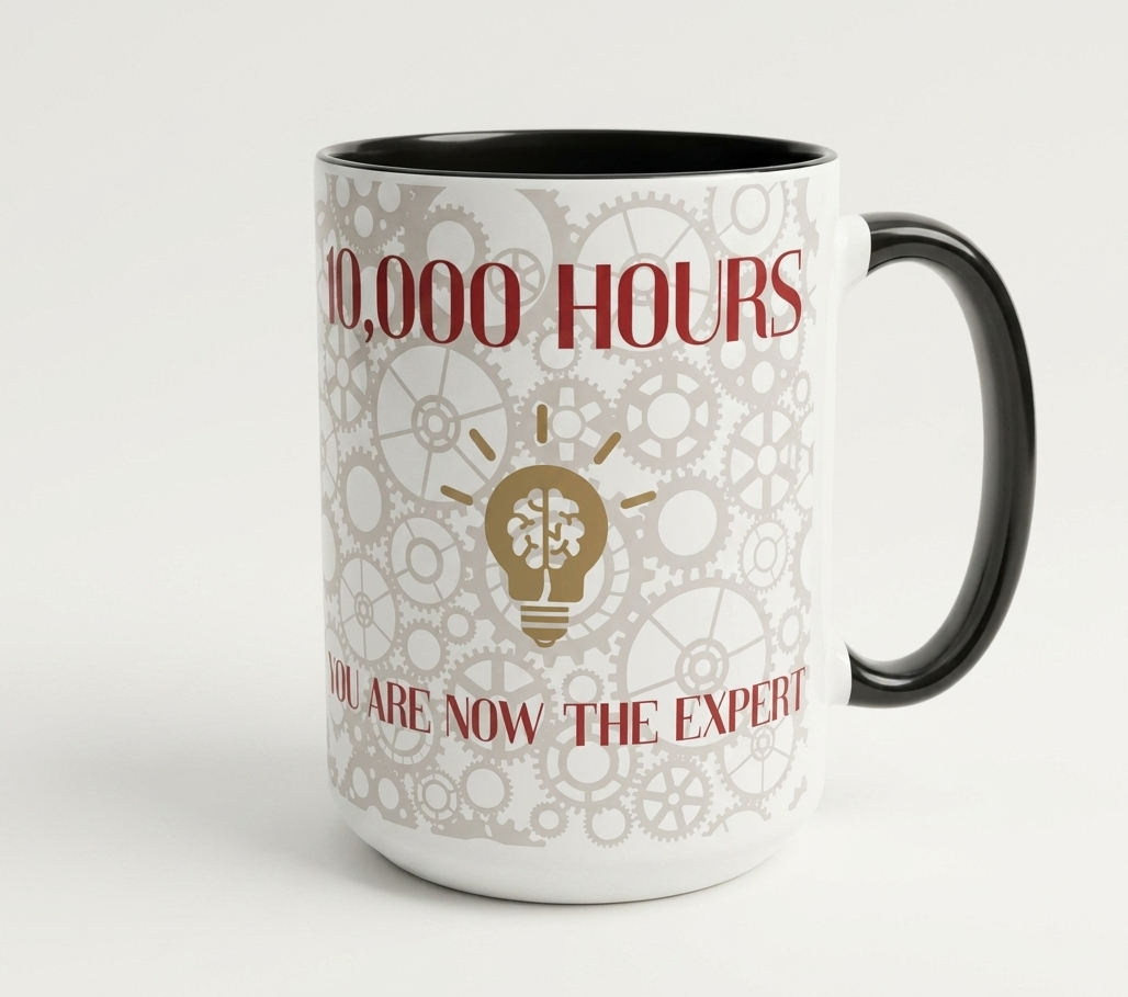 Expertise Coffee Mug - 10,000 Hours Design