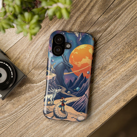 Front view of Impact-Resistant Dual Layer Phone Case — vibrant Color Splash protective cover for smartphones by The Inner Horizon Collective